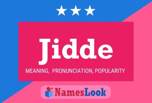 ملصق اسم Jidde