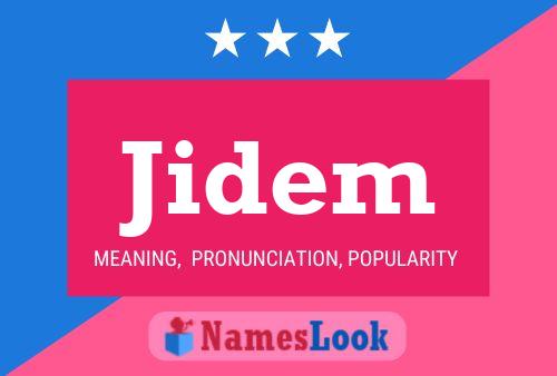 ملصق اسم Jidem