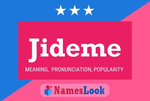 ملصق اسم Jideme