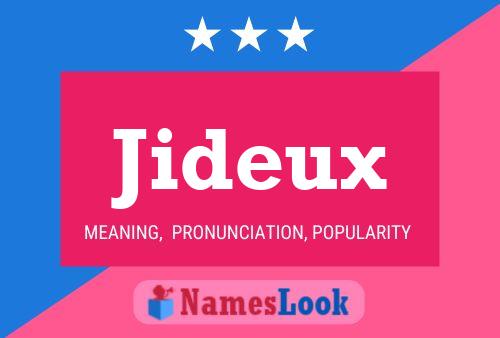 ملصق اسم Jideux