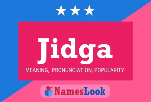 ملصق اسم Jidga