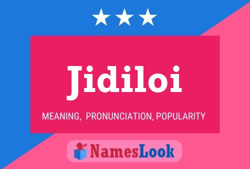 ملصق اسم Jidiloi