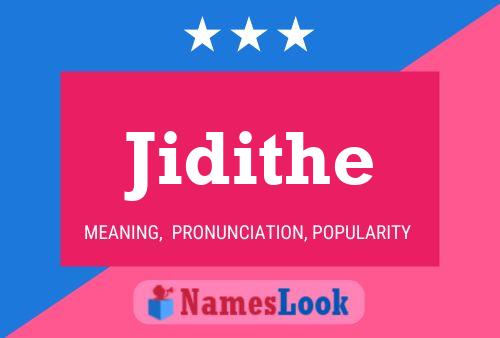 ملصق اسم Jidithe