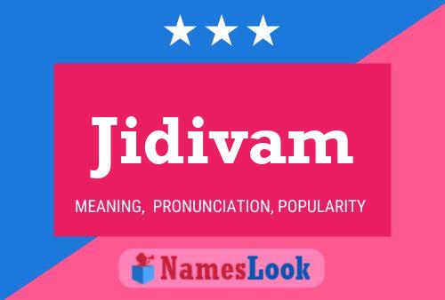 ملصق اسم Jidivam