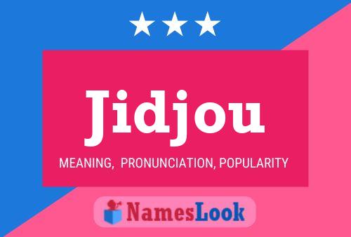 ملصق اسم Jidjou