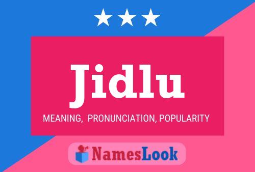 ملصق اسم Jidlu