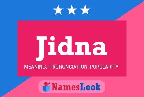 ملصق اسم Jidna