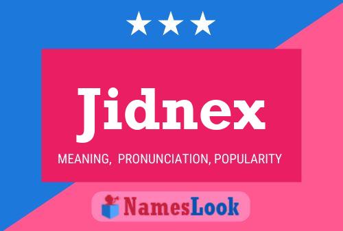 ملصق اسم Jidnex