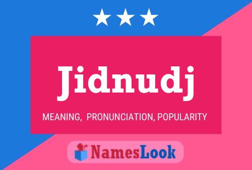 ملصق اسم Jidnudj