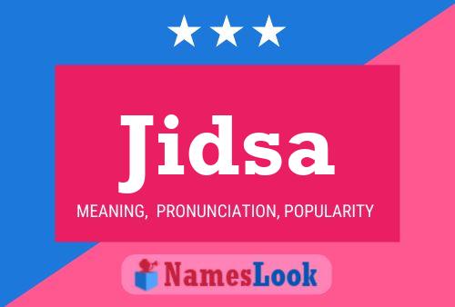 ملصق اسم Jidsa