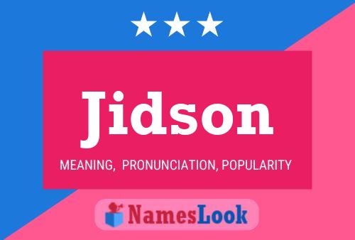 ملصق اسم Jidson