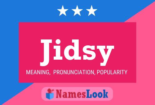 ملصق اسم Jidsy