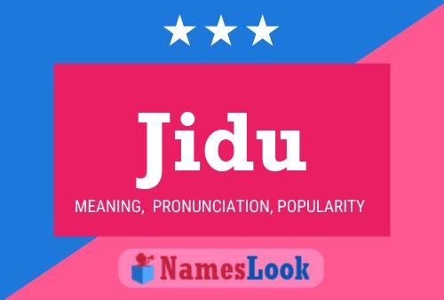 ملصق اسم Jidu