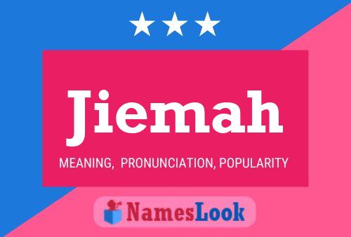 ملصق اسم Jiemah