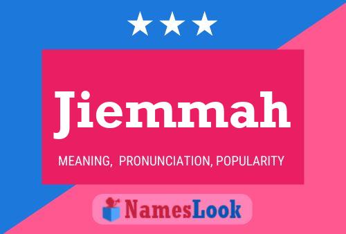 ملصق اسم Jiemmah