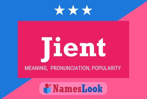 ملصق اسم Jient