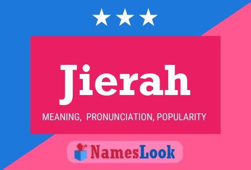 ملصق اسم Jierah