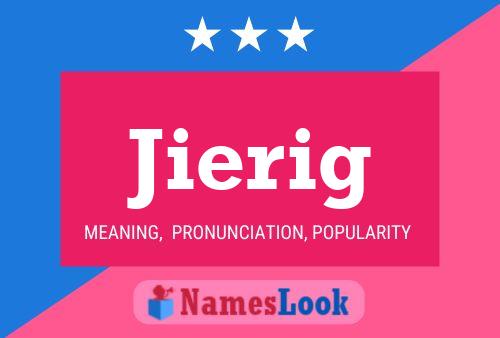 ملصق اسم Jierig