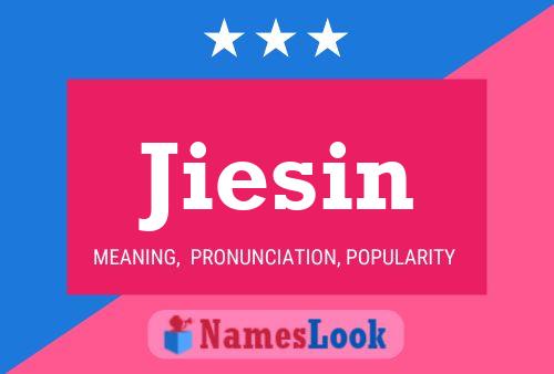 ملصق اسم Jiesin