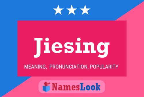 ملصق اسم Jiesing