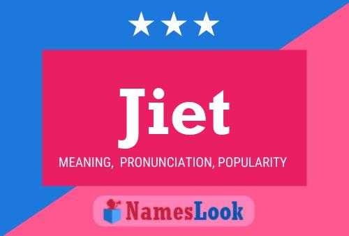 ملصق اسم Jiet