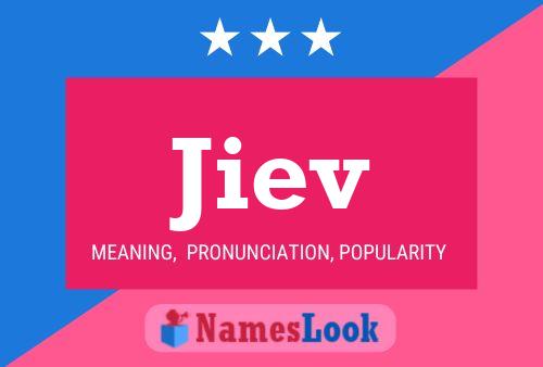 ملصق اسم Jiev