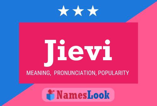 ملصق اسم Jievi