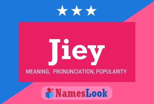 ملصق اسم Jiey