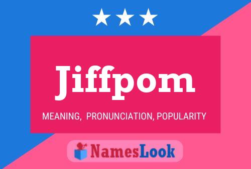 ملصق اسم Jiffpom