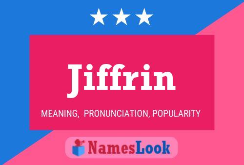 ملصق اسم Jiffrin