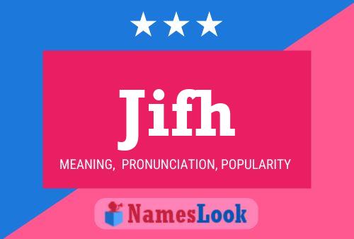 ملصق اسم Jifh