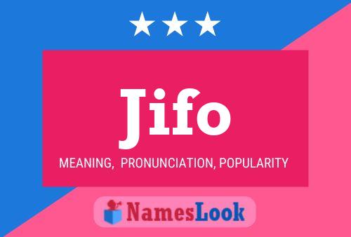 ملصق اسم Jifo