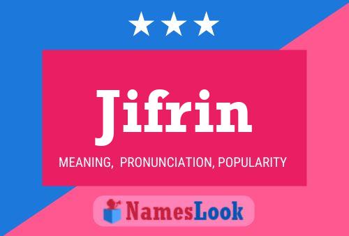 ملصق اسم Jifrin