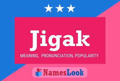 ملصق اسم Jigak