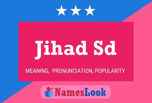 ملصق اسم Jihad Sd