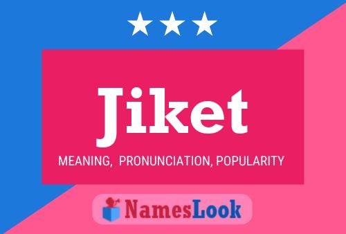 ملصق اسم Jiket