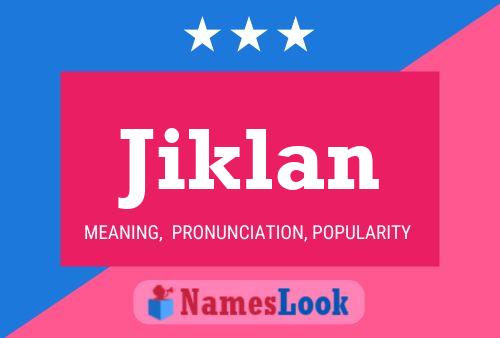 ملصق اسم Jiklan