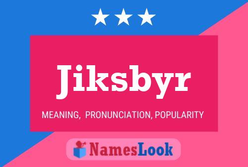 ملصق اسم Jiksbyr