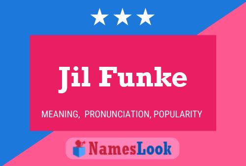 ملصق اسم Jil Funke