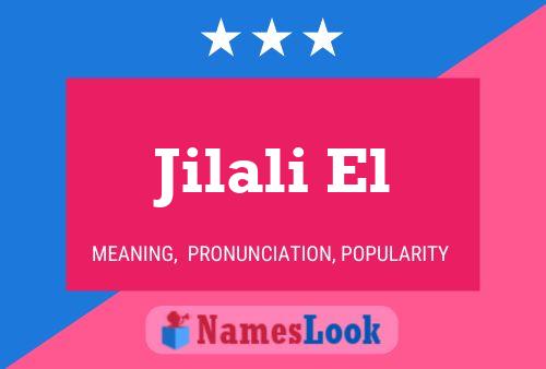 ملصق اسم Jilali El