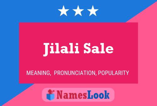 ملصق اسم Jilali Sale