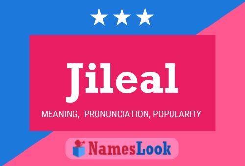 ملصق اسم Jileal