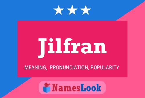 ملصق اسم Jilfran