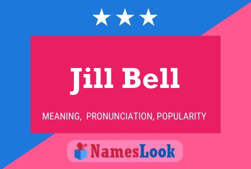 ملصق اسم Jill Bell