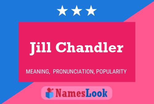 ملصق اسم Jill Chandler