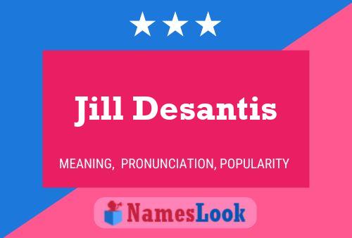 ملصق اسم Jill Desantis