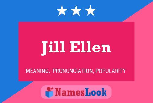 ملصق اسم Jill Ellen