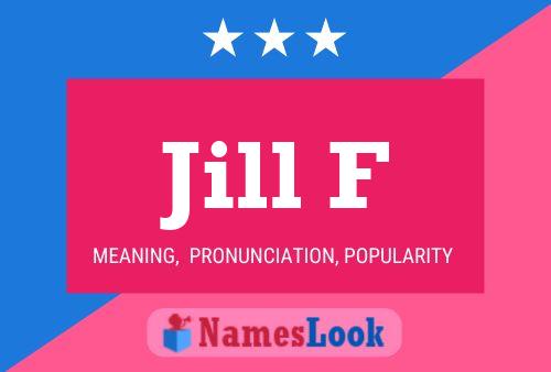 ملصق اسم Jill F