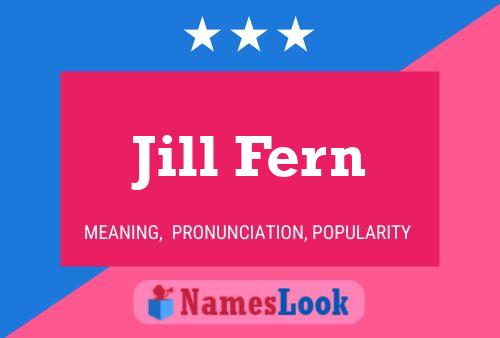 ملصق اسم Jill Fern