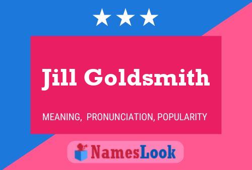 ملصق اسم Jill Goldsmith